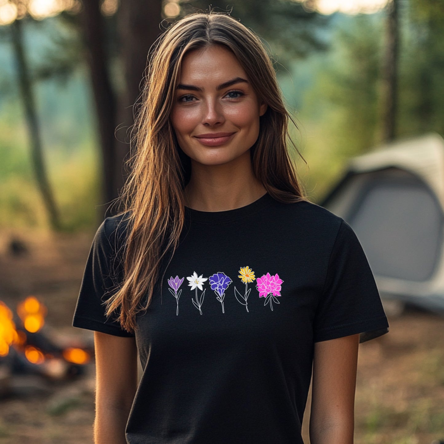 Alpenblumen Classic Organic WanderShirt Women