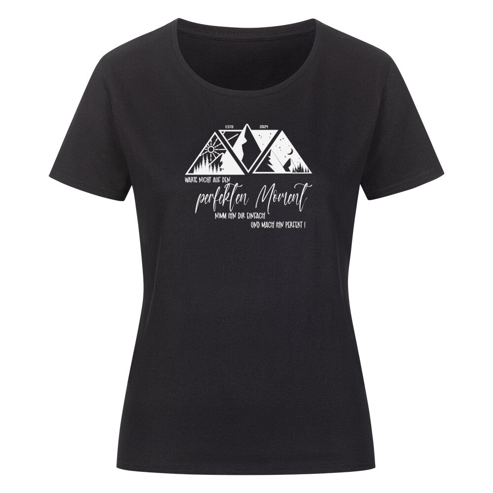 campingtshirt mit perfektem Moment Motiv Mode für Camper