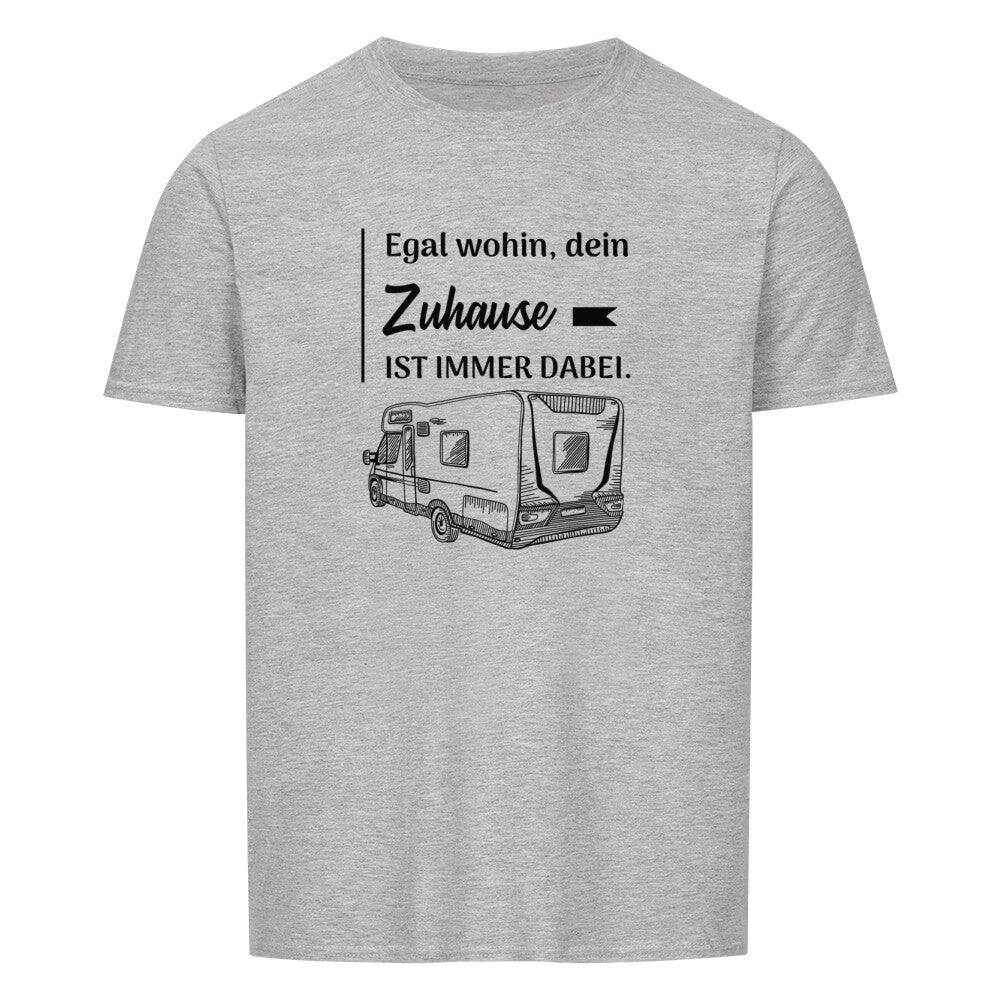 wohnmobil tshirt grau camping