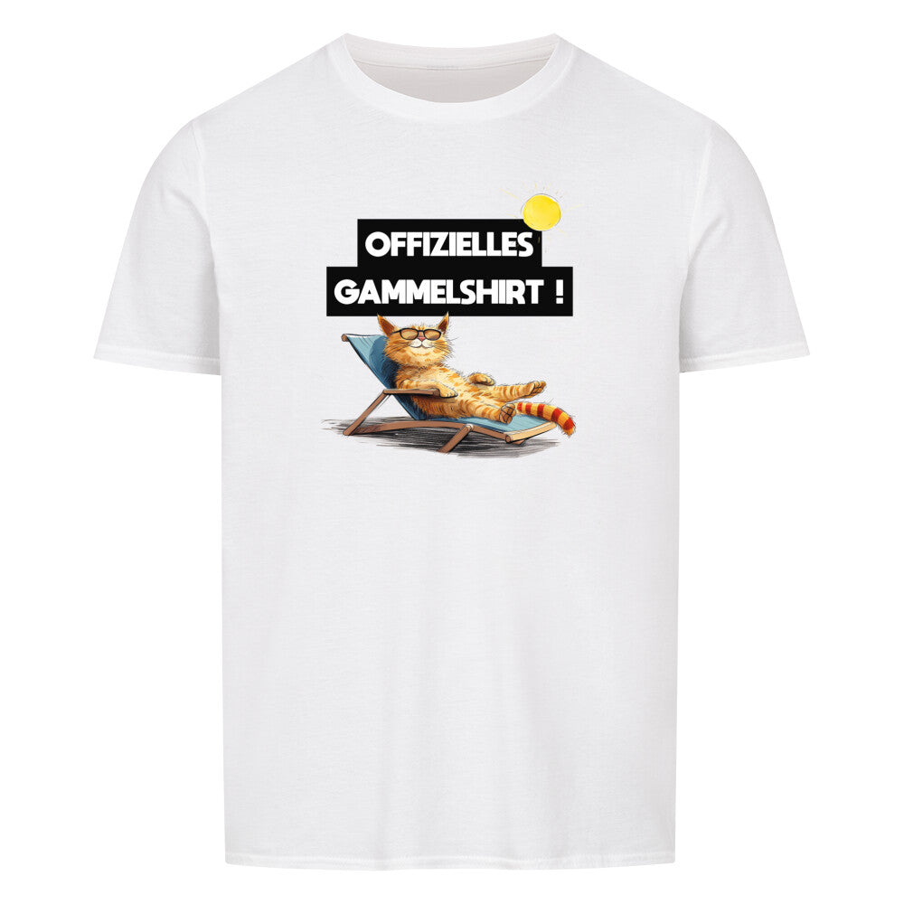 Offizielles Gammelshirt für den Campingplatz.
Gammeln erlaubt ! Nicht nur für Katzenliebhaber
