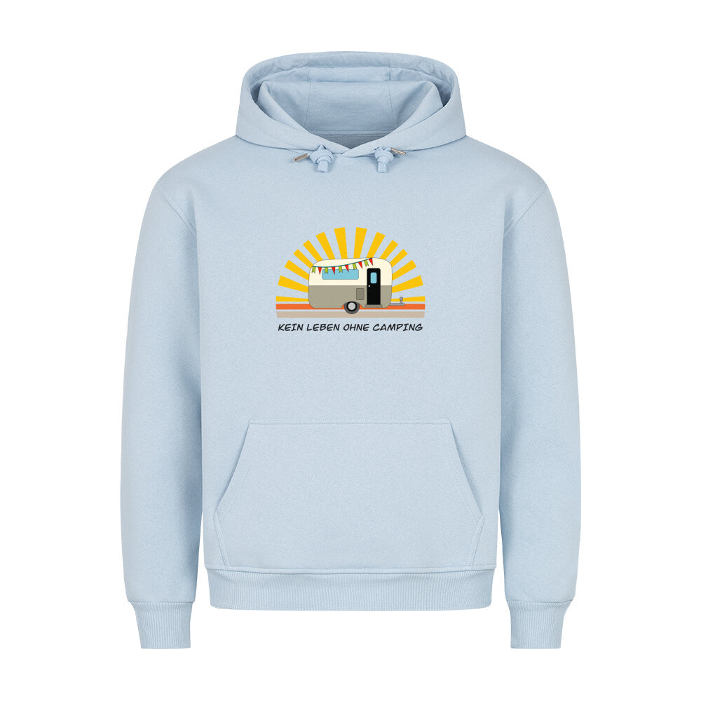 campingplatz Pullover Hoodie kein Leben ohne Camping