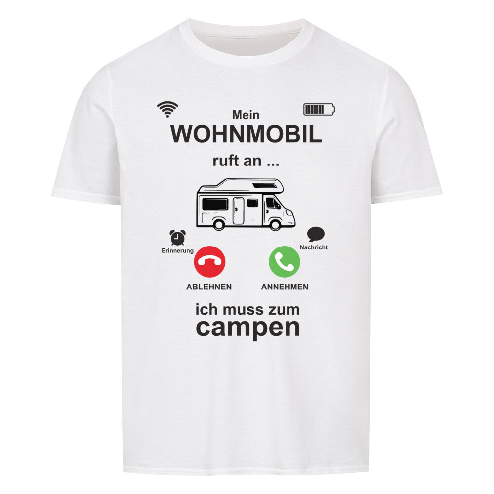 campingtshirt campingplatz ruft an ich muss zum campen