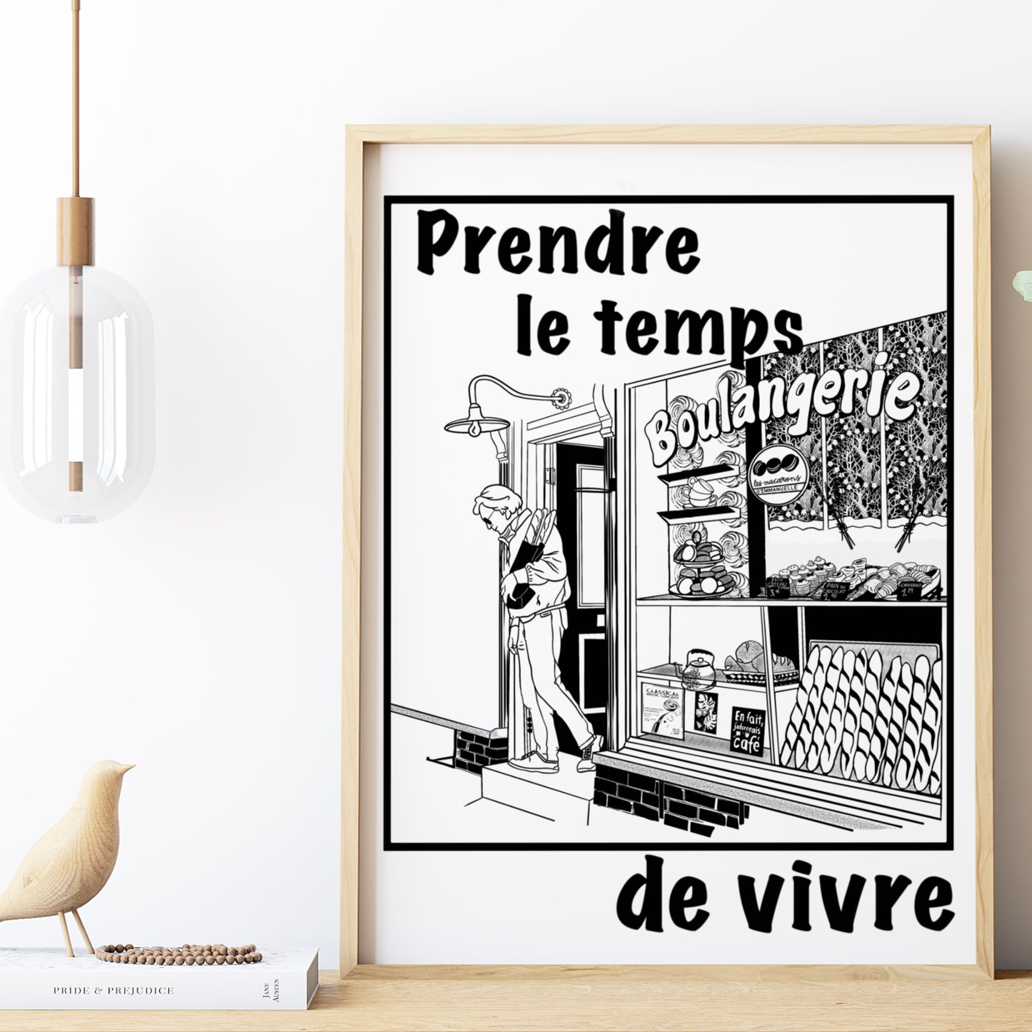 Poster „Prendre le temps de vivre 3:4 s-w