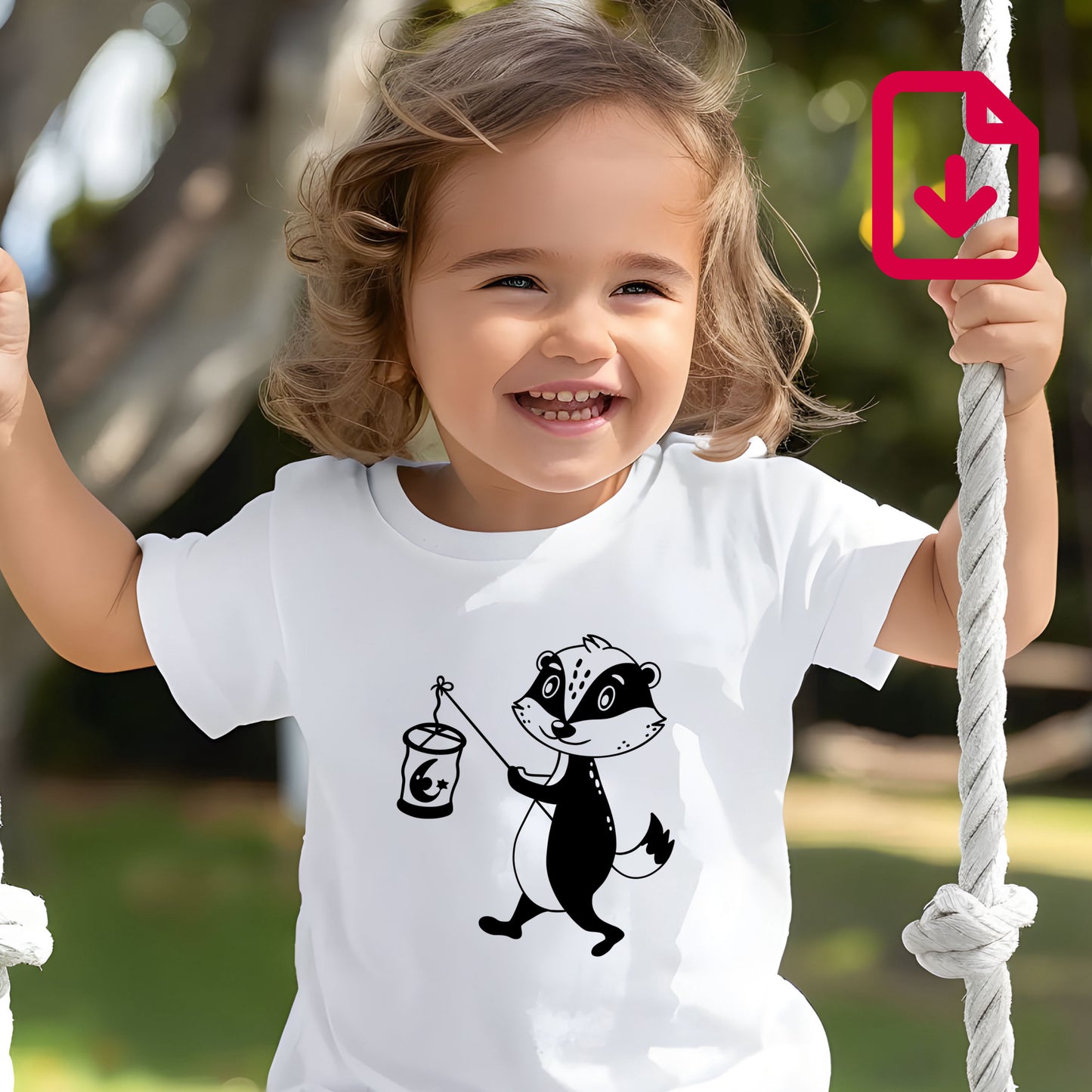 Waldfreunde Laterne Dachs Einzeldownload Plottdatei