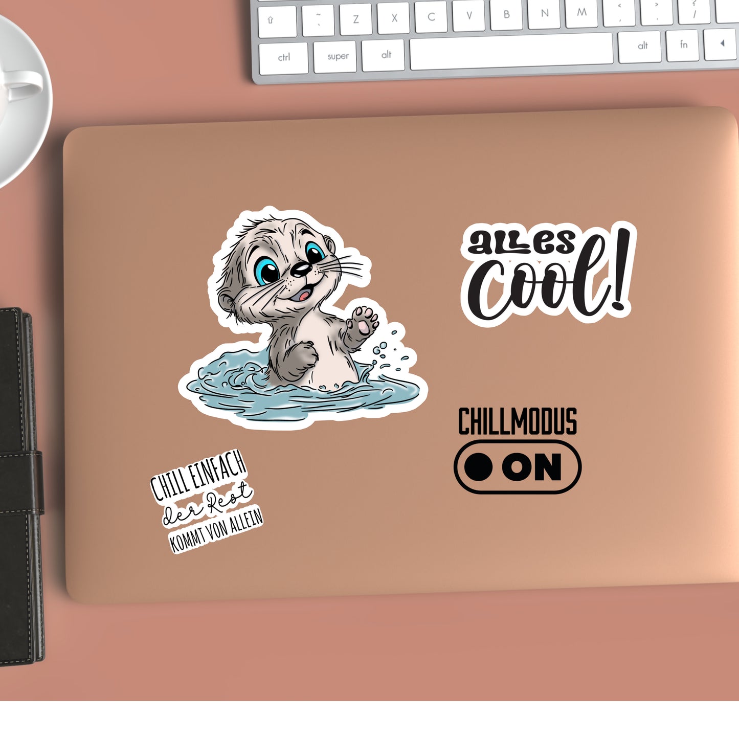 Digistamp Set cooler Otter