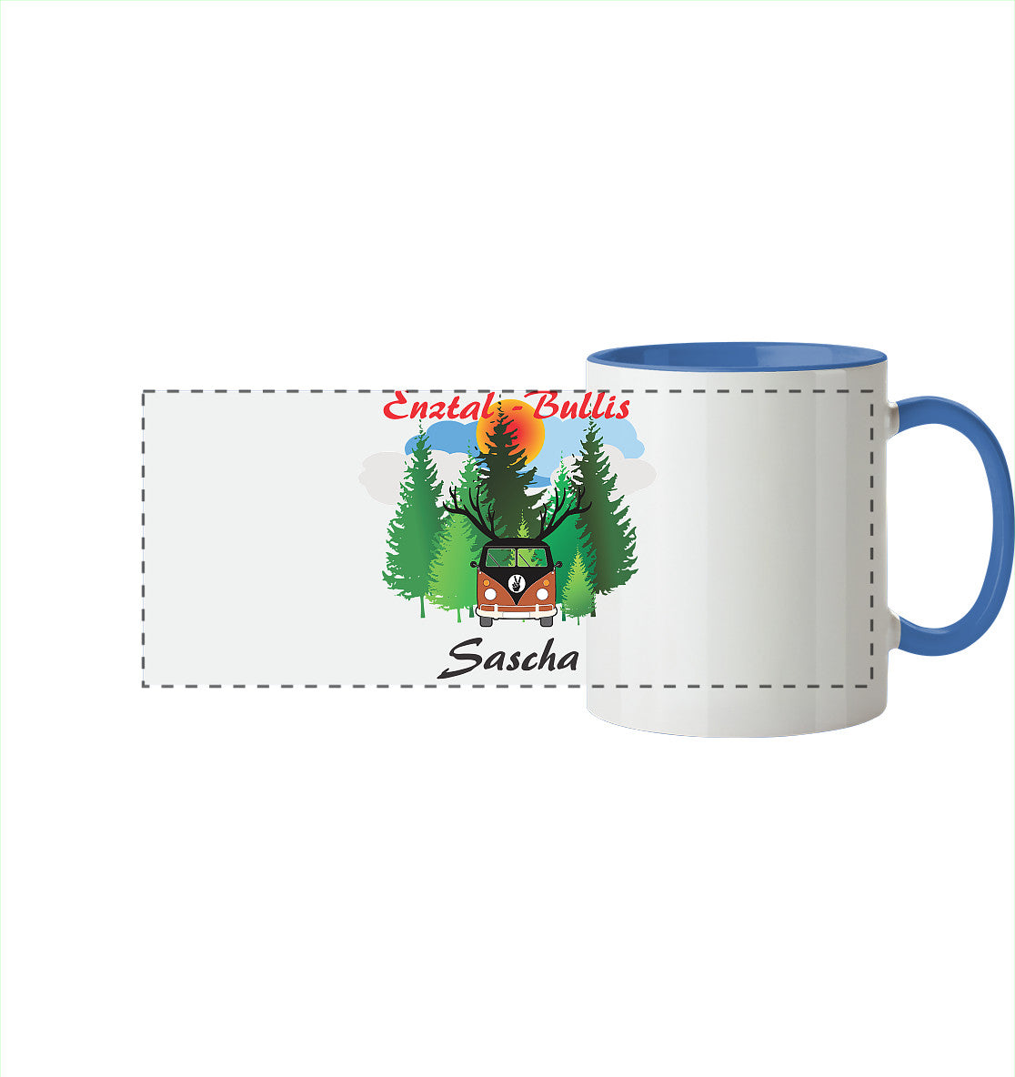 Enztal - Bullis Kollektion - Panorama Tasse zweifarbig