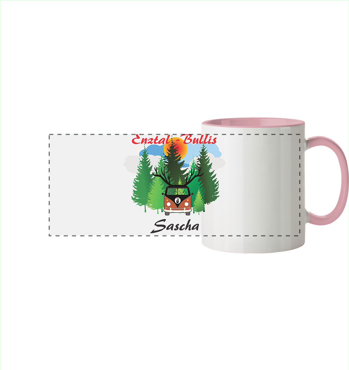 Enztal - Bullis Kollektion - Panorama Tasse zweifarbig