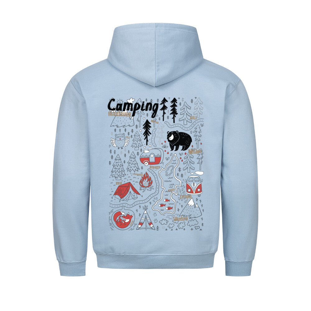 Camping Abenteuer Shirt Hoodie Motiv