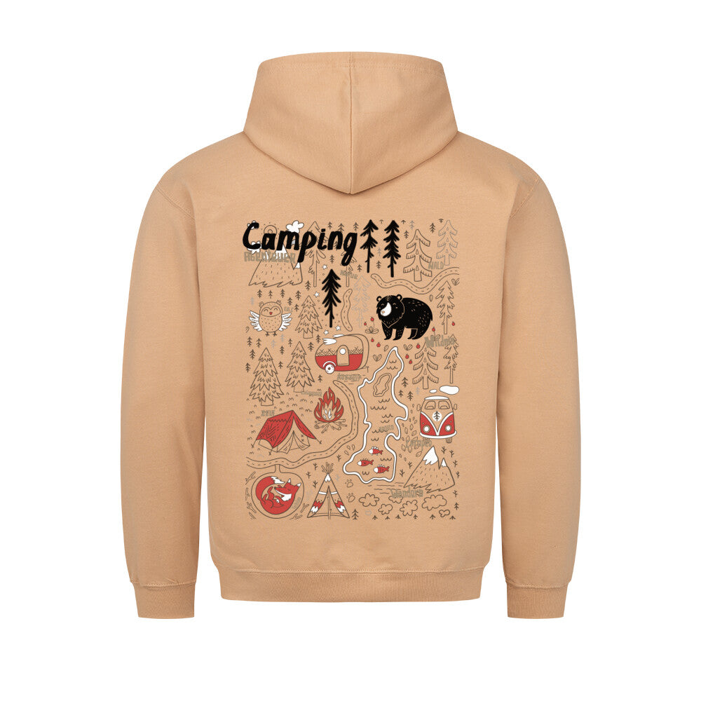 Camping Abenteuer Shirt Hoodie Motiv