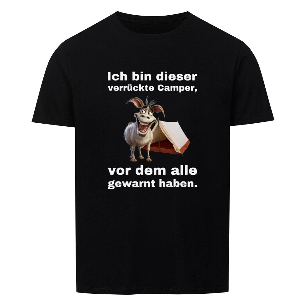 crazy Camper campingshirt Tshirt mit lustigem Campingmotiv mode für camper