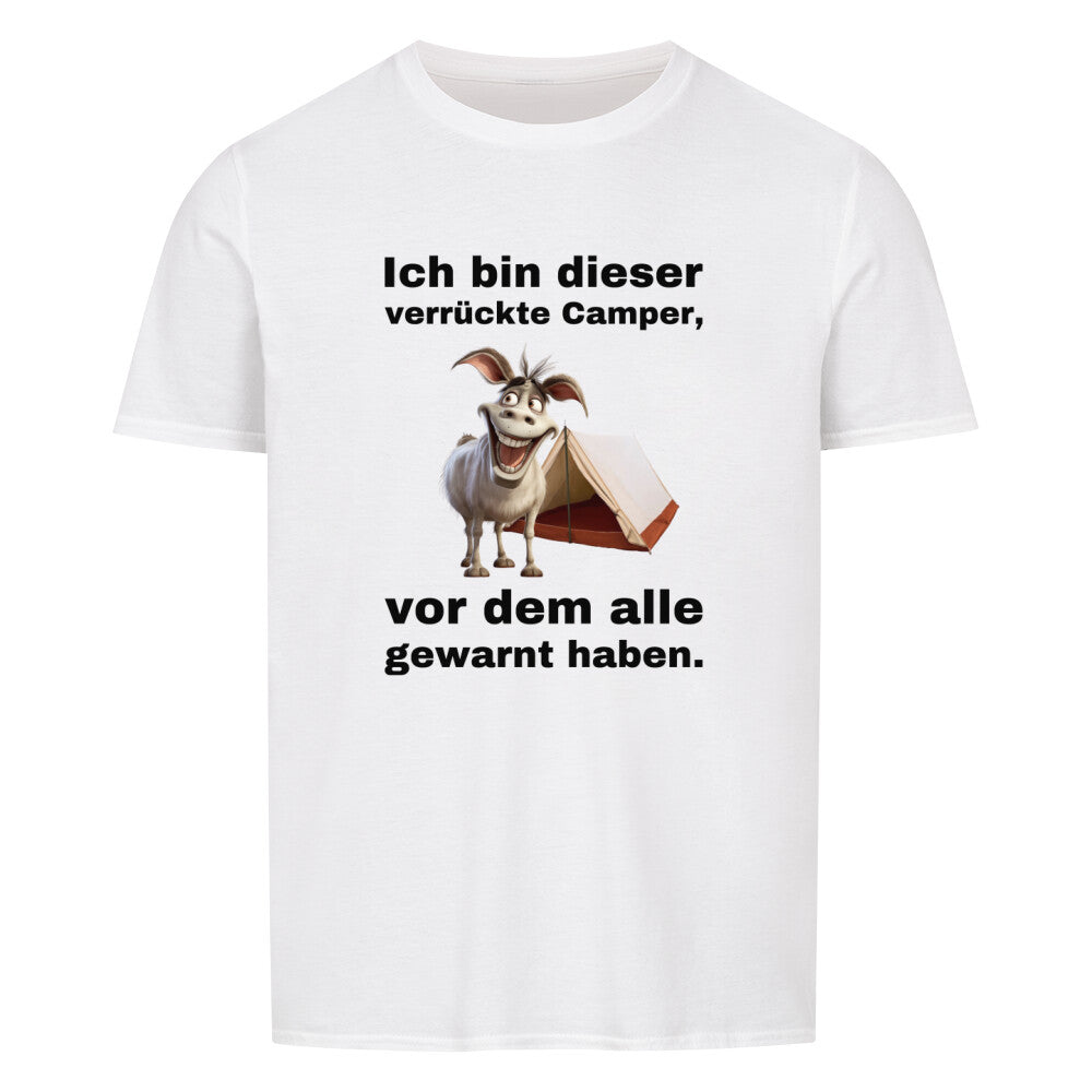 crazy Camper campingshirt Tshirt mit lustigem Campingmotiv mode für camper