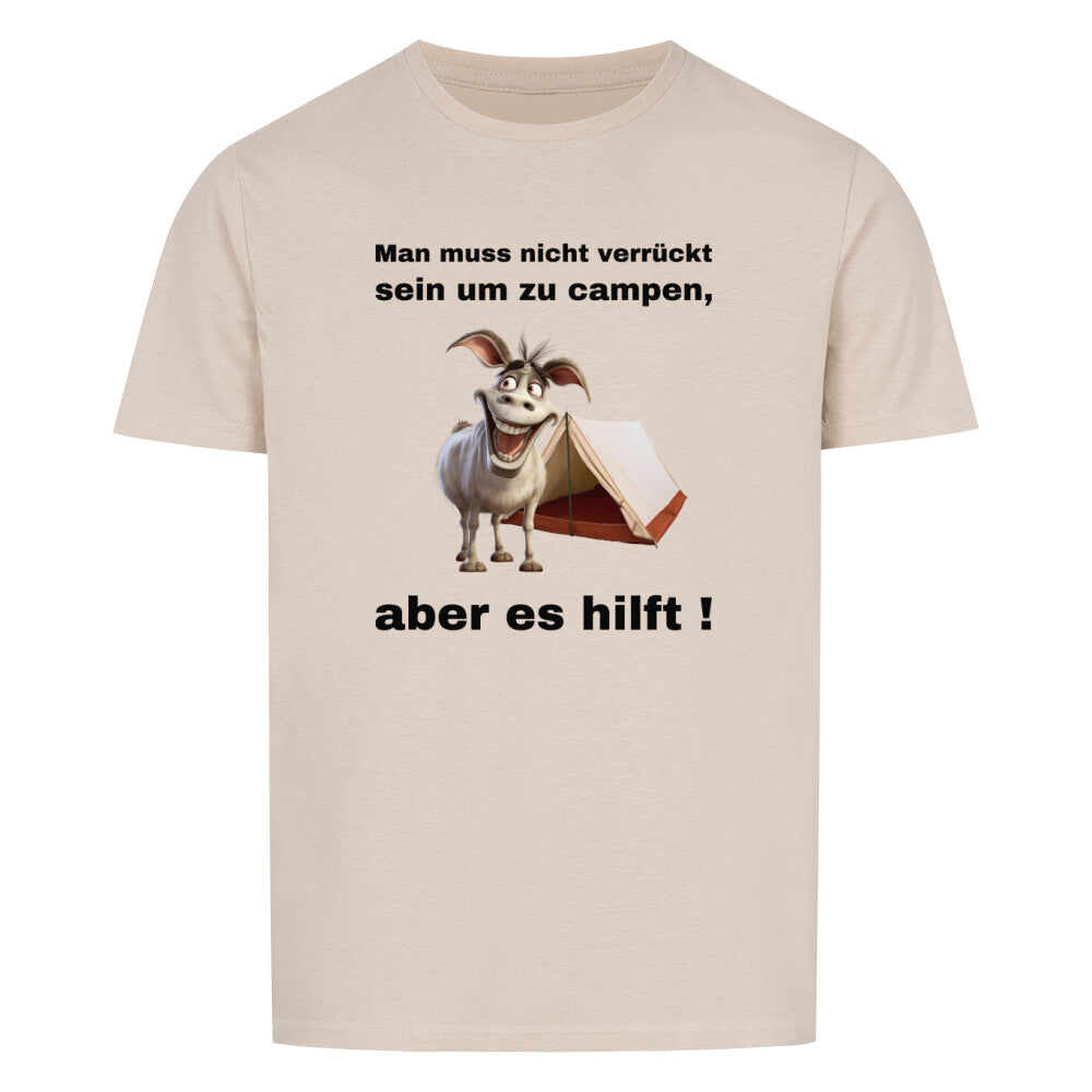 crazy Camper campingshirt Tshirt mit lustigem Campingmotiv mode für camper