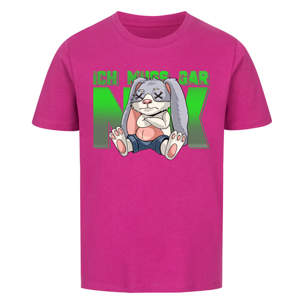 Ich muss gar nix Campingshirt Kindertshirt für Camper