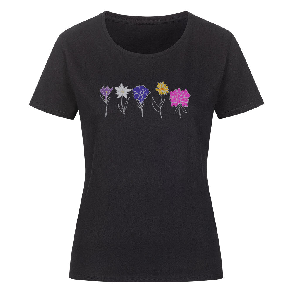 Alpenblumen Classic Organic Shirt Women - Printartworld
