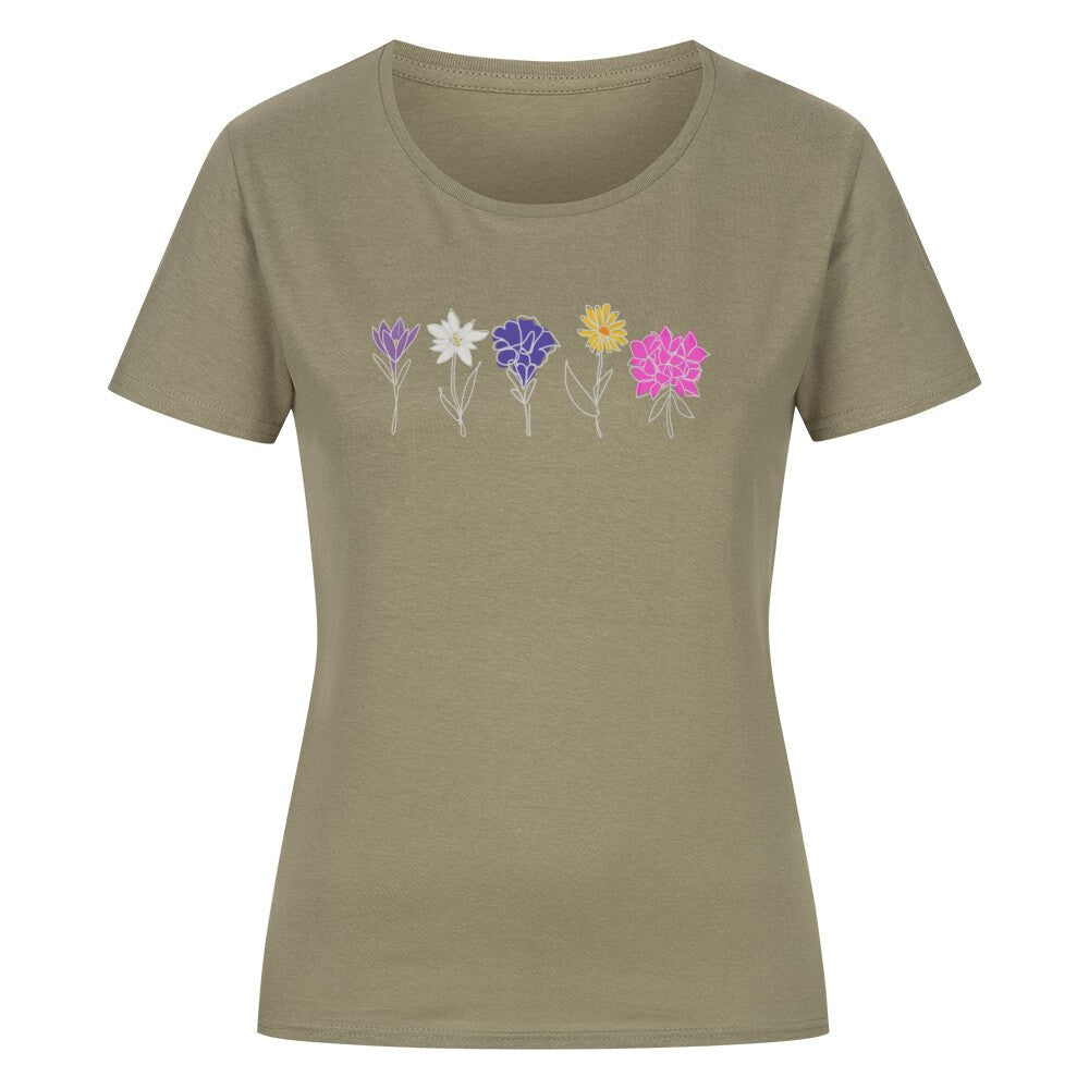 Alpenblumen Classic Organic Shirt Women - Printartworld