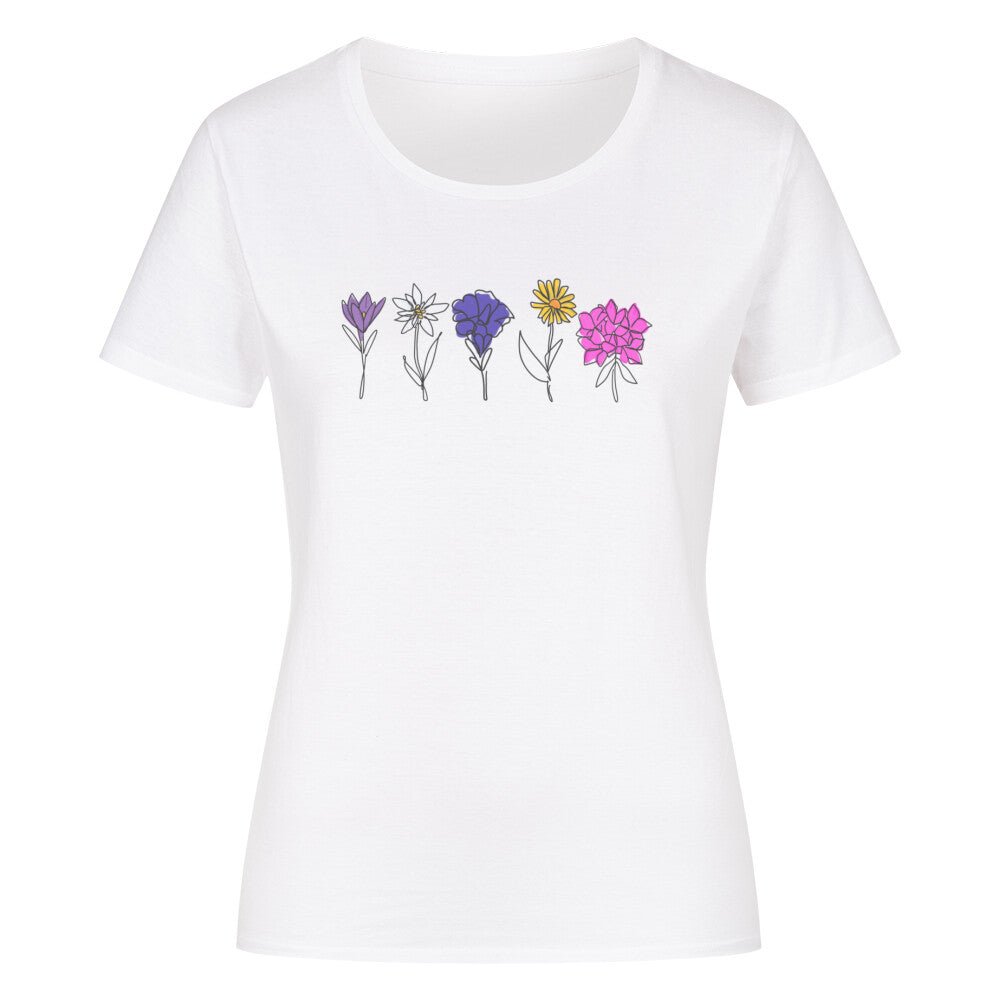 Alpenblumen Classic Organic Shirt Women - Printartworld