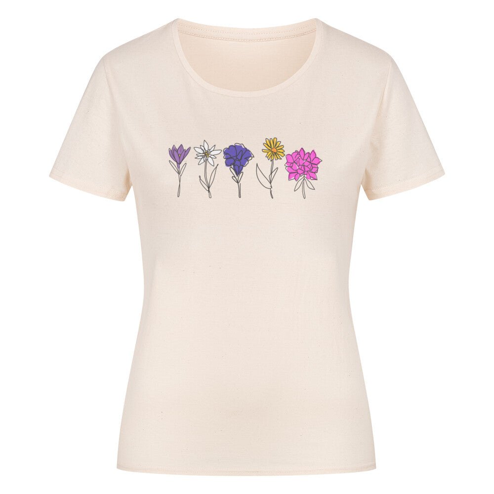 Alpenblumen Classic Organic Shirt Women - Printartworld