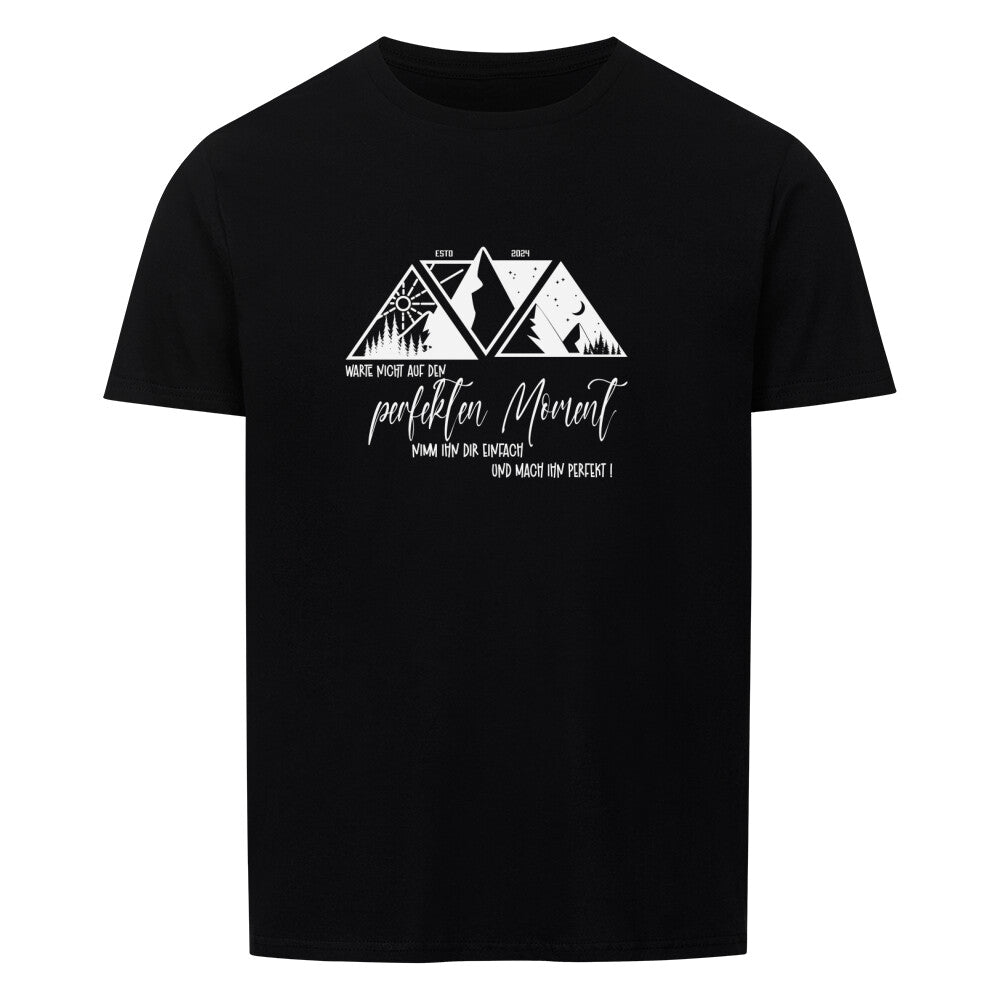 campingtshirt in n schwarz für Männer Camping Mode