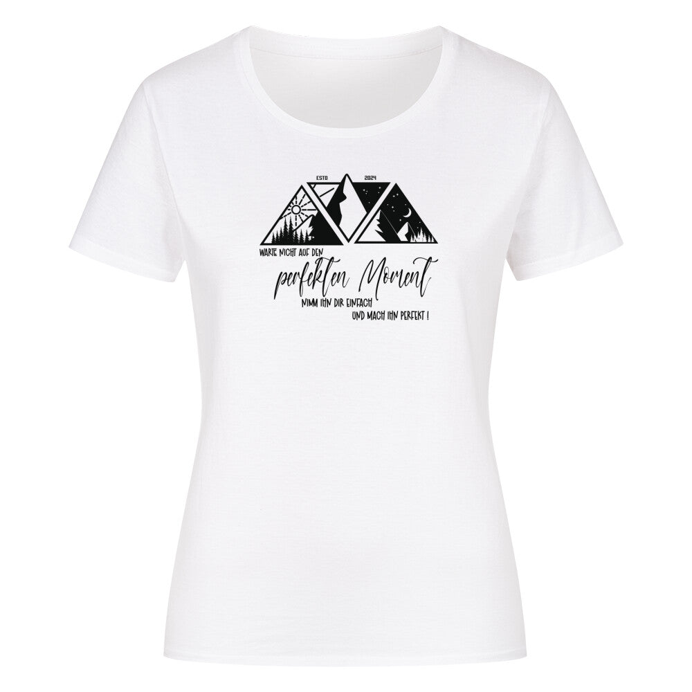 frauen tshirt camping mit motiv spruch