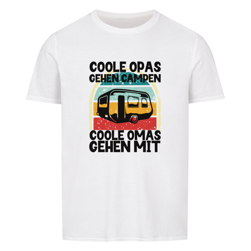 Coole Opas gehen campen Camping T- Shirt Unisex