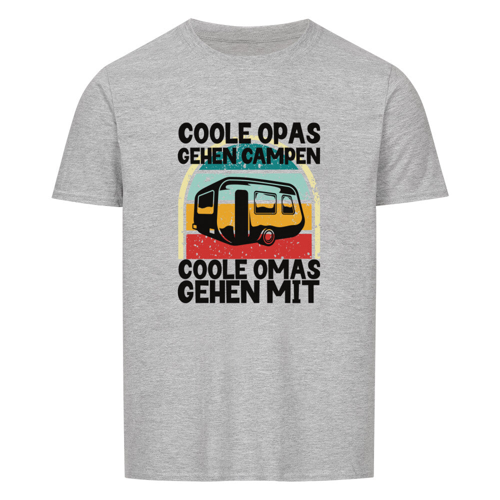 Coole Opas gehen campen Camping T- Shirt Unisex