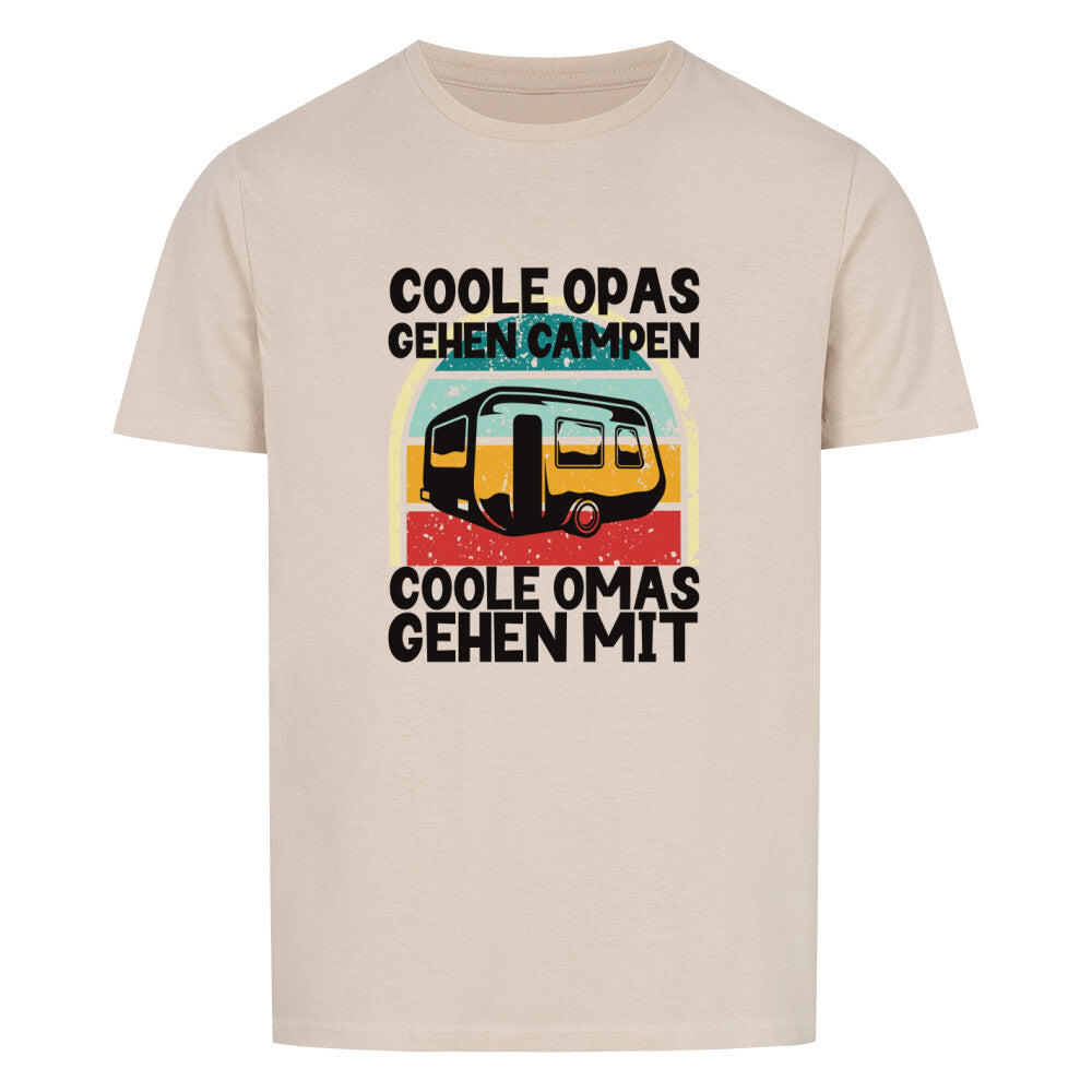 Coole Opas gehen campen Camping T- Shirt Unisex
