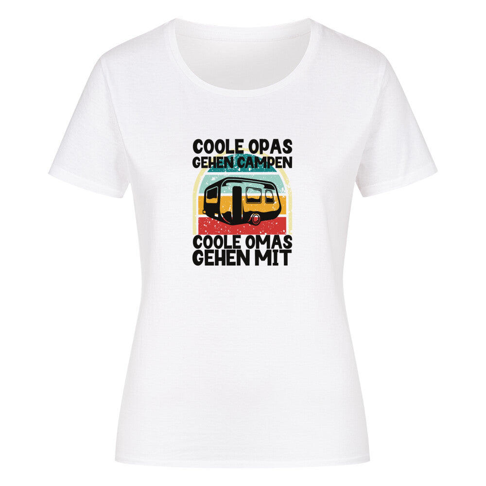 Coole Opas gehen campen Camping T- Organic Shirt Women
