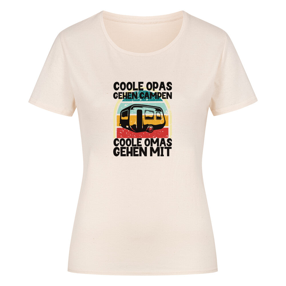 Coole Opas gehen campen Camping T- Organic Shirt Women