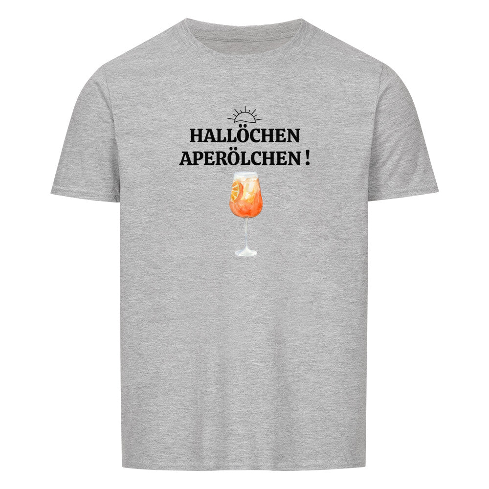 Leckeren Cocktail zu jeder Gelegenheit. Da sagen wir nicht NEIN,  sondern Hallöchen Aperölchen Campingtshirt grau