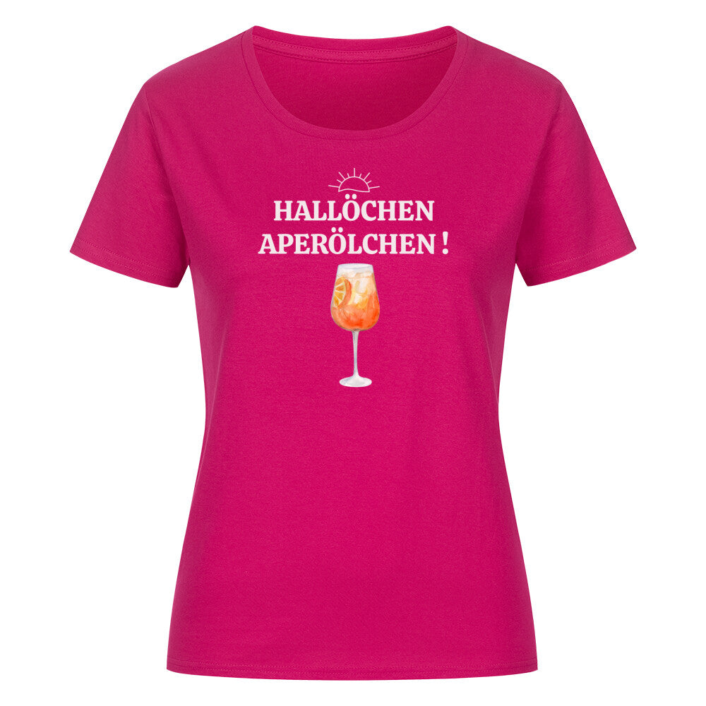 Leckeren Cocktail zu jeder Gelegenheit. Da sagen wir nicht NEIN,  sondern Hallöchen Aperölchen Campingtshirt pink