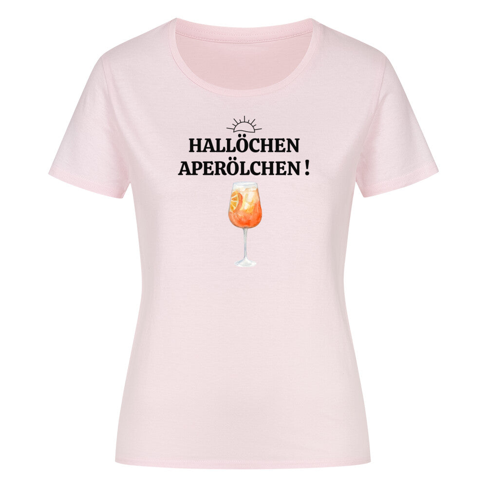 Leckeren Cocktail zu jeder Gelegenheit. Da sagen wir nicht NEIN,  sondern Hallöchen Aperölchen Campingtshirt rosa