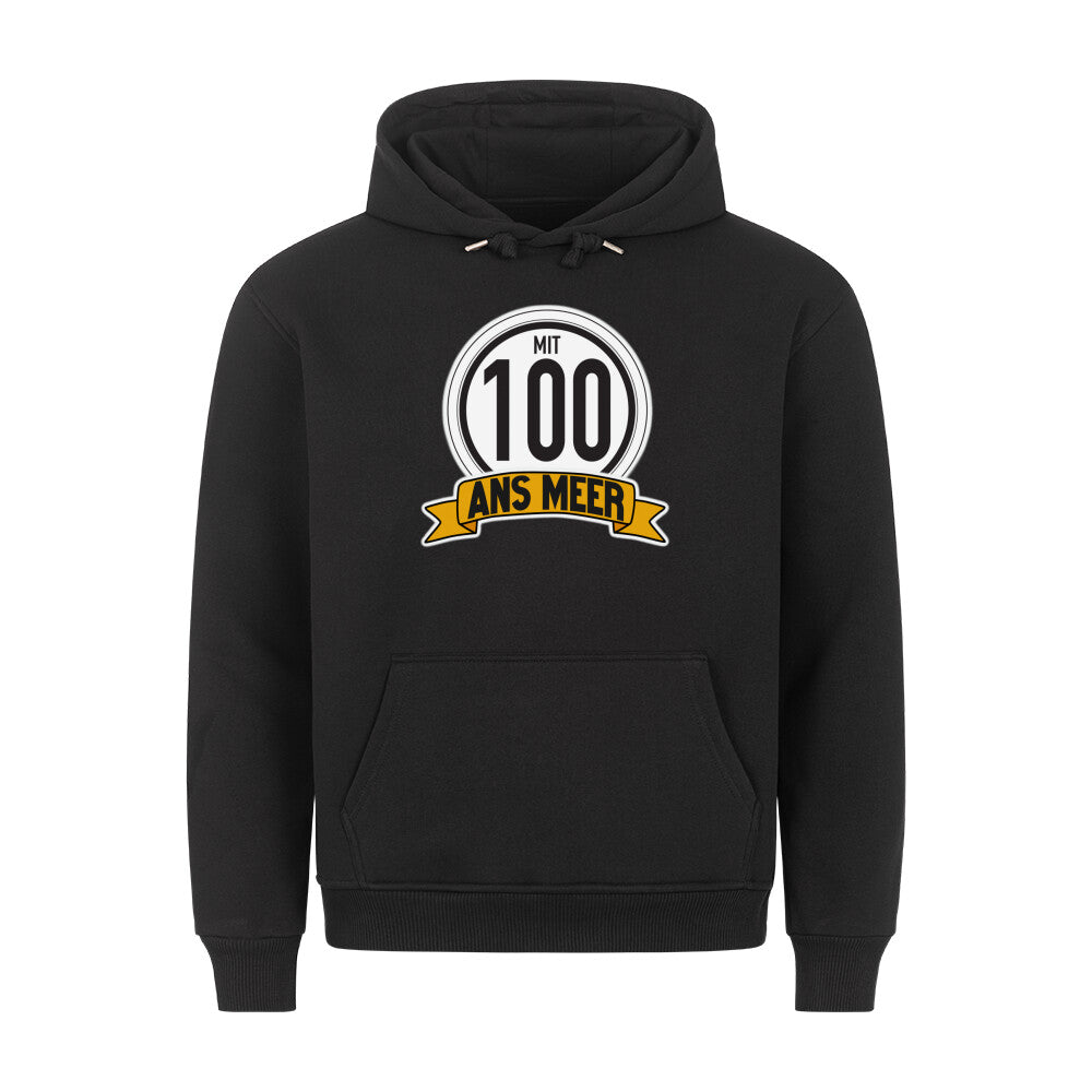 camping hoodie sweatshirt kapuzenpulliver mit 100 ans meer  