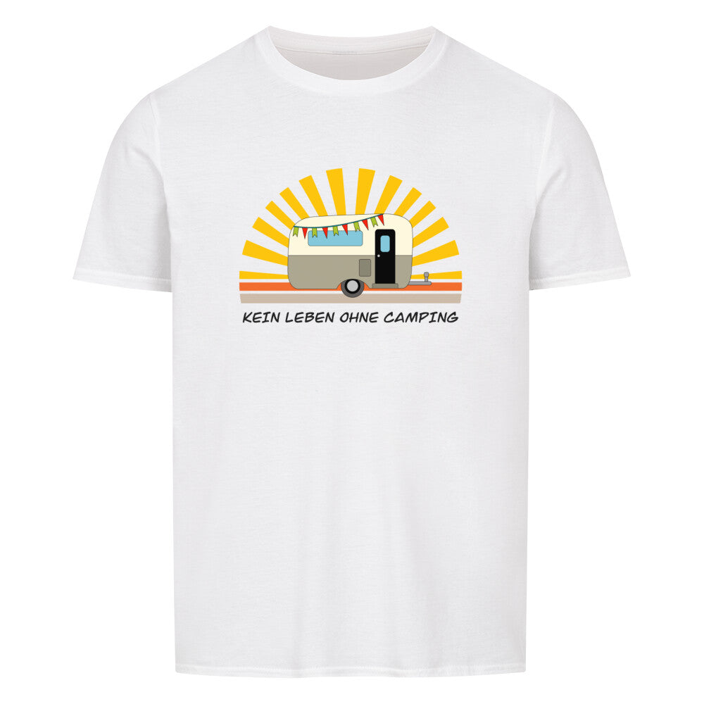 kein Leben ohne Camping T-Shirt mit Motiv
