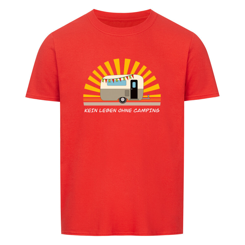 Kein Leben ohne Camping T-Shirt mit Motiv