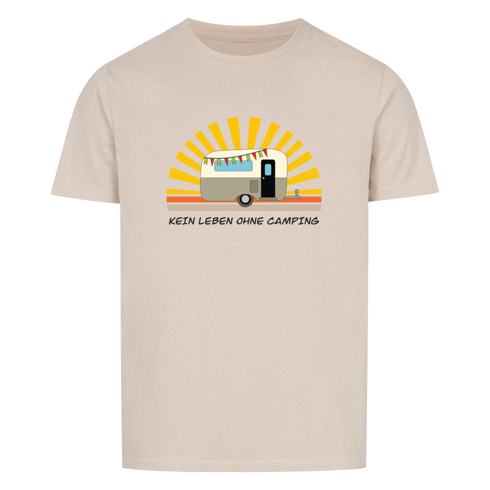 Kein Leben ohne Camping T-Shirt mit Motiv Männer Shirt