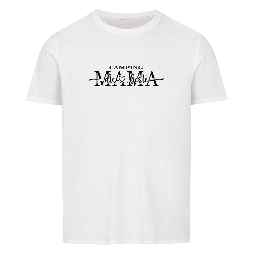 Ein liebevoller Text mit den Worten ‘Camping Mama, die Beste’ auf einem neutralen Hintergrund. Der Text würdigt die Rolle der Mutter beim Camping und drückt Dankbarkeit und Wertschätzung aus. Ideal für alle, die ihre Mutter beim Camping ehren und schätzen möchten.