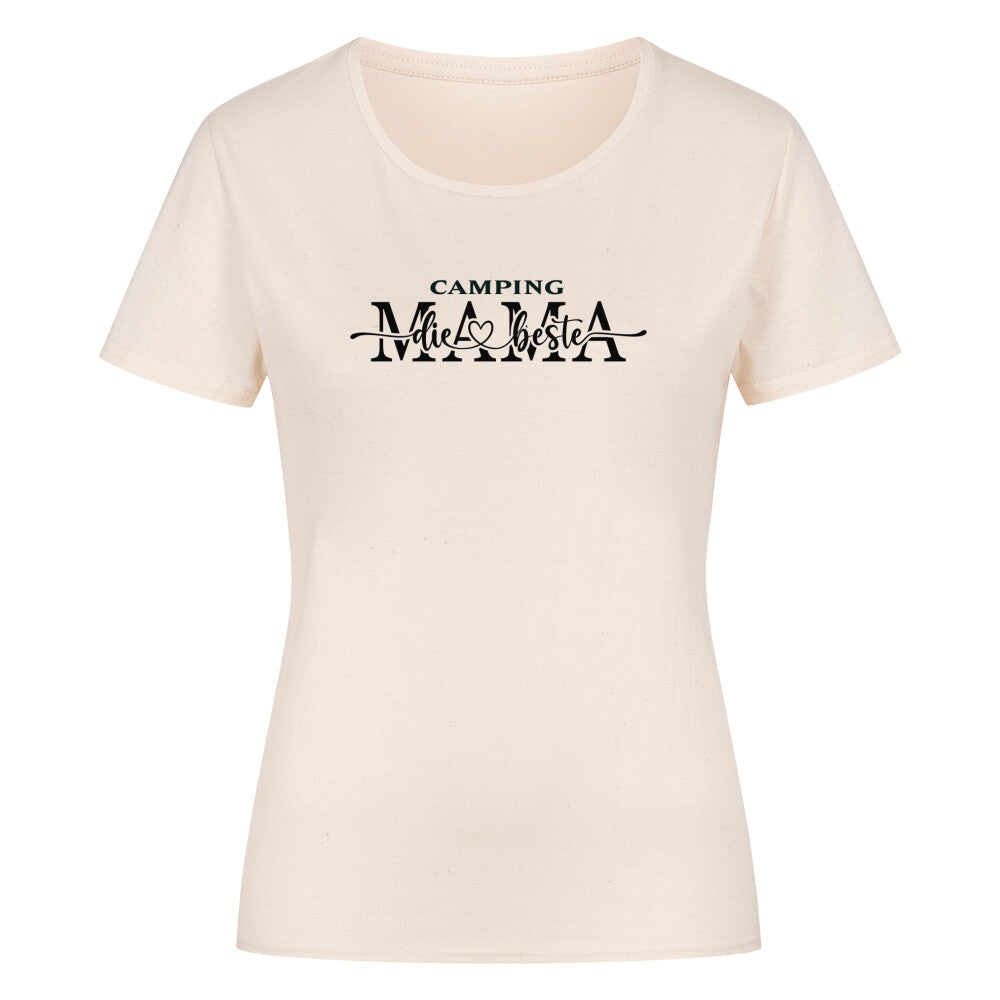 Ein liebevoller Text mit den Worten ‘Camping Mama, die Beste’ auf einem neutralen Hintergrund. Der Text würdigt die Rolle der Mutter beim Camping und drückt Dankbarkeit und Wertschätzung aus. Ideal für alle, die ihre Mutter beim Camping ehren und schätzen möchten.