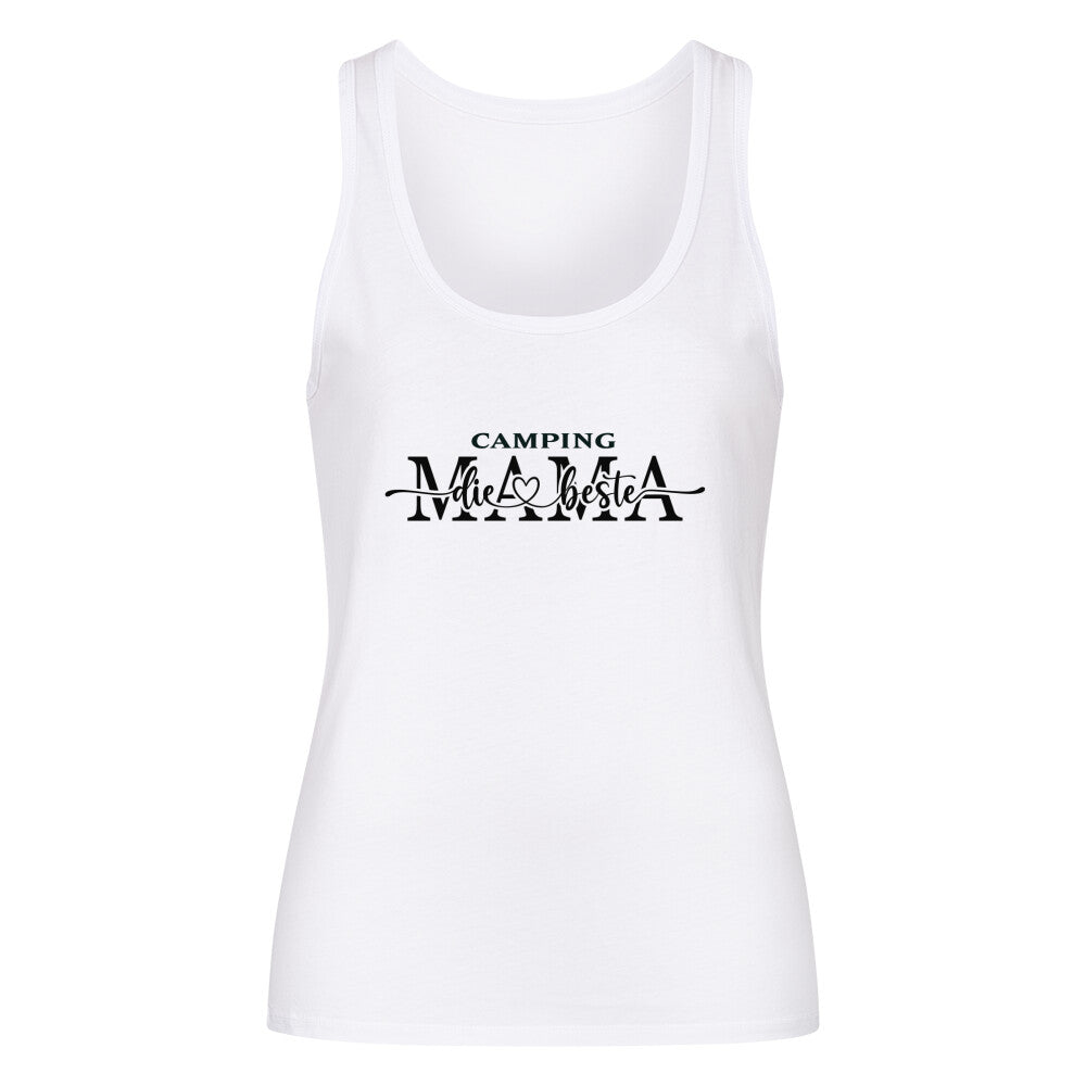 Ein liebevoller Text mit den Worten ‘Camping Mama, die Beste’ auf einem neutralen Hintergrund. Der Text würdigt die Rolle der Mutter beim Camping und drückt Dankbarkeit und Wertschätzung aus. Ideal für alle, die ihre Mutter beim Camping ehren und schätzen möchten.