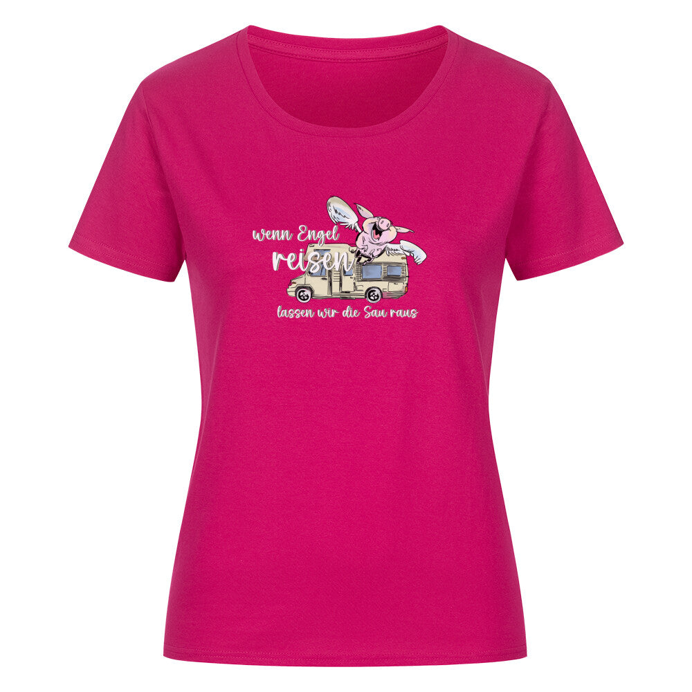 wenn Engel reisen Camping T- Shirt Women