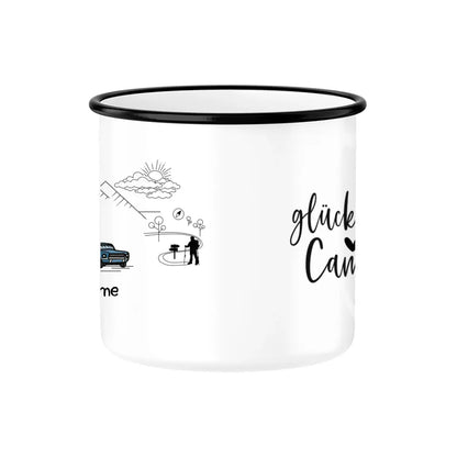 Happy Camper Tasse personalisierbar