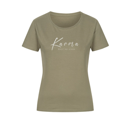 Resteecke Damenshirt Karma olivgrün Gr. S