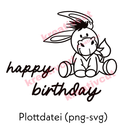 happy birthday Plottdatei
