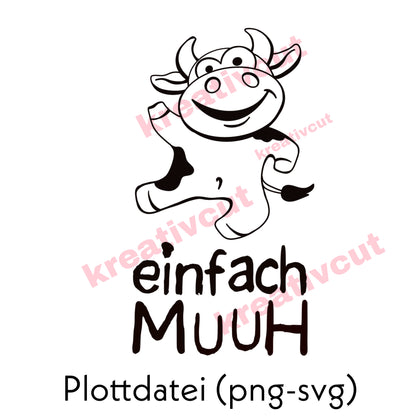 Lustige Kühe & Sprüche Plottdateien Bundle