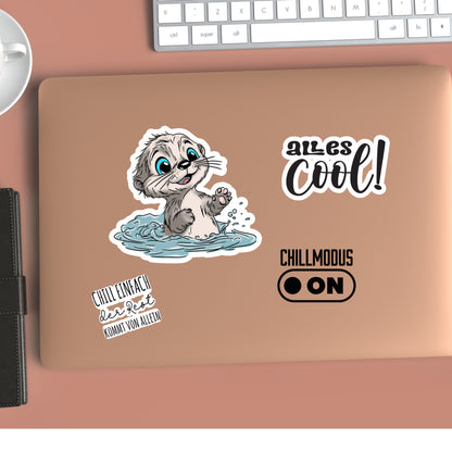 Digistamp Set cooler Otter