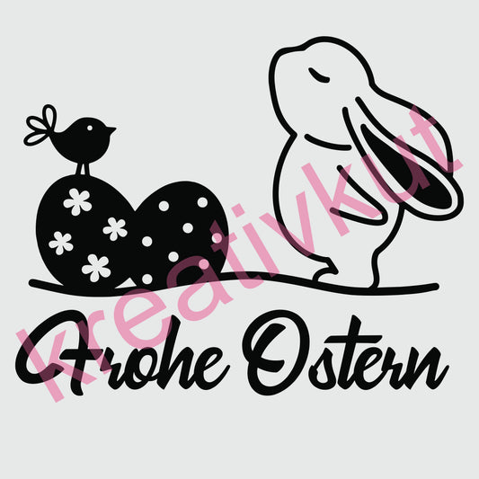 BunnyEgg Frohe Ostern - digitale Datei