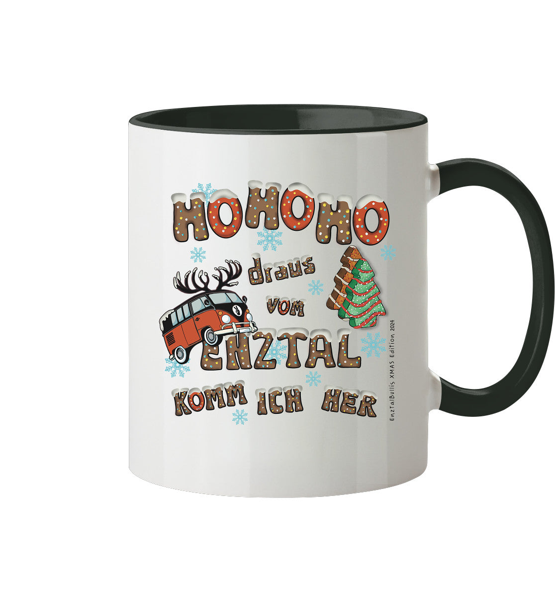 Enztalbullis Xmas Edition 2024  - Tasse zweifarbig