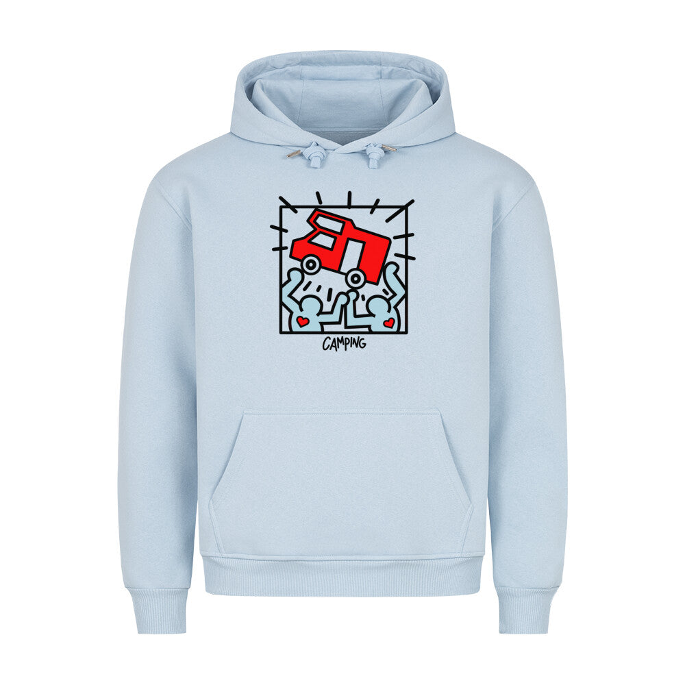 campingshit mit motiv wohnwagen