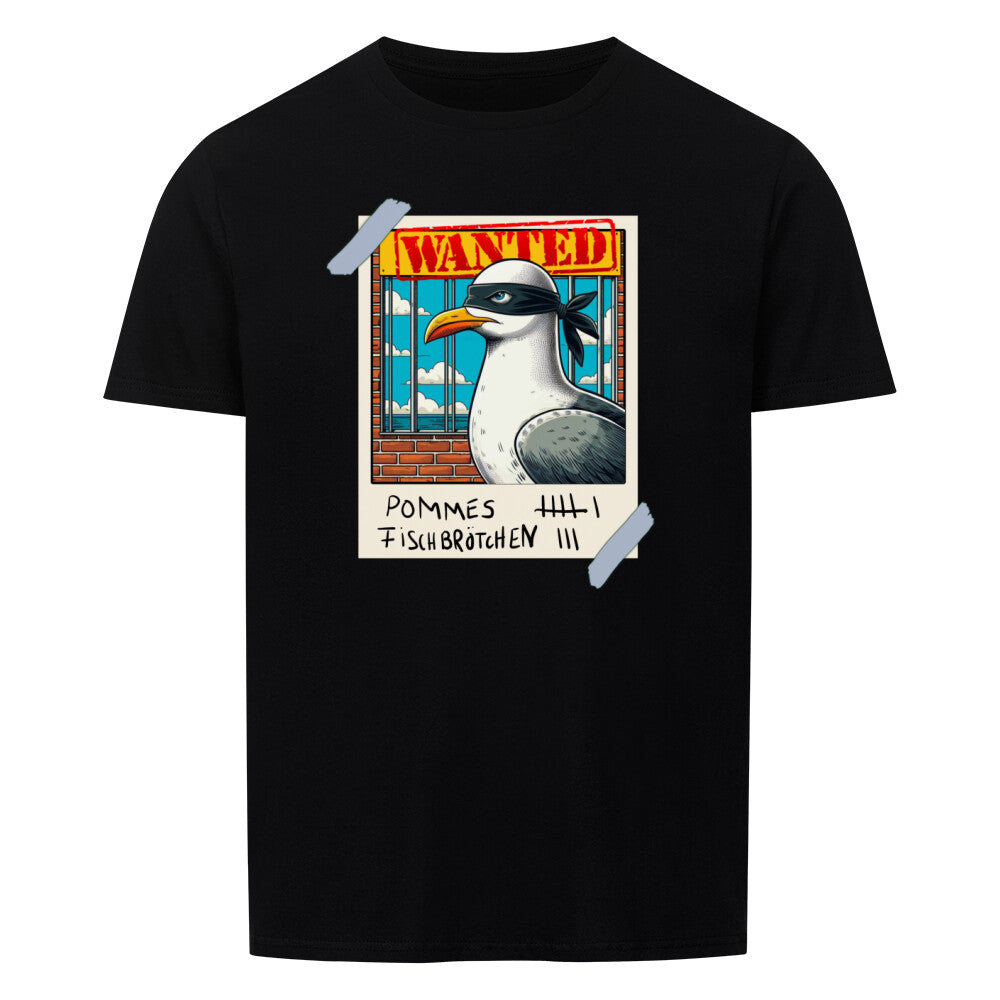 t-shirt camping moin motiv mit möwe