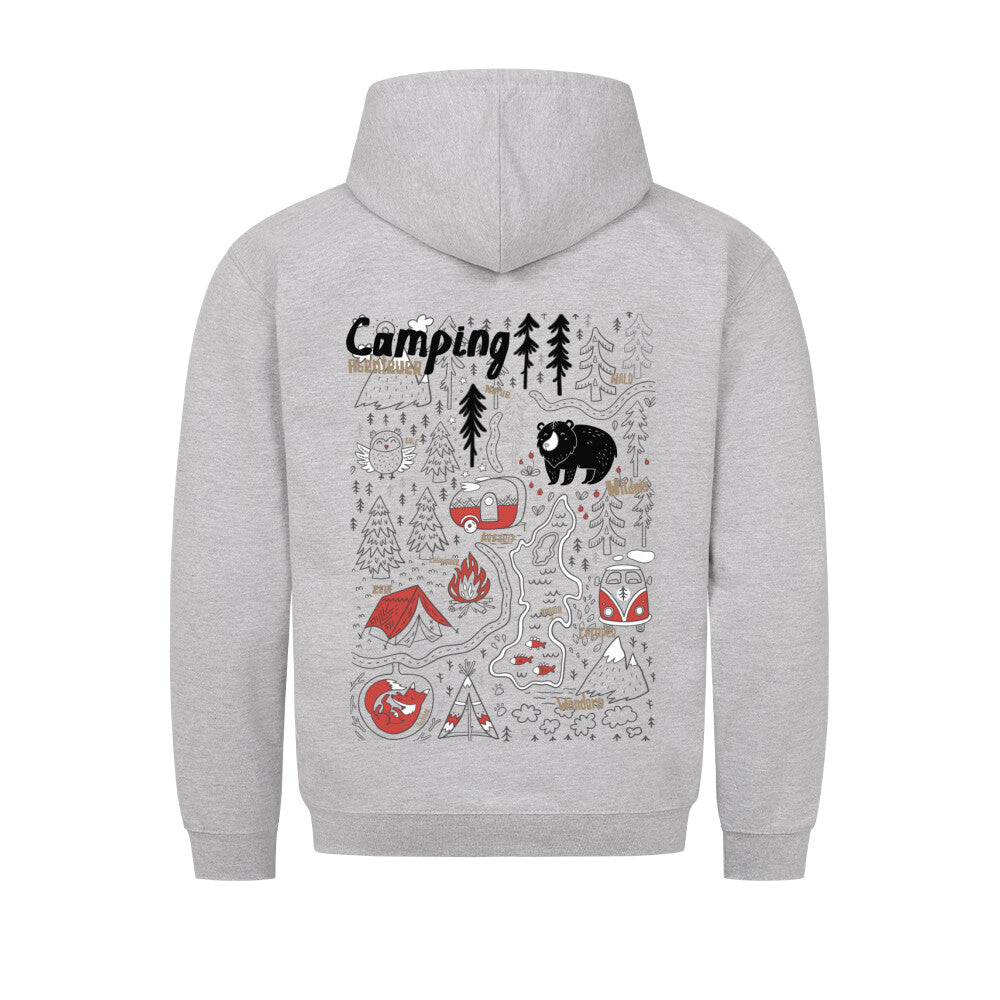 Camping Abenteuer Shirt Hoodie Motiv
