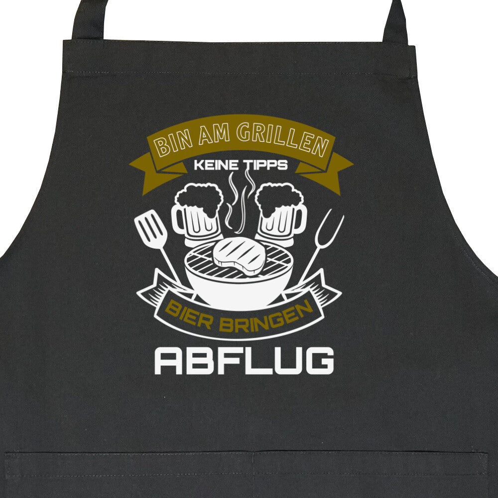 grillen bier camping grillschürze